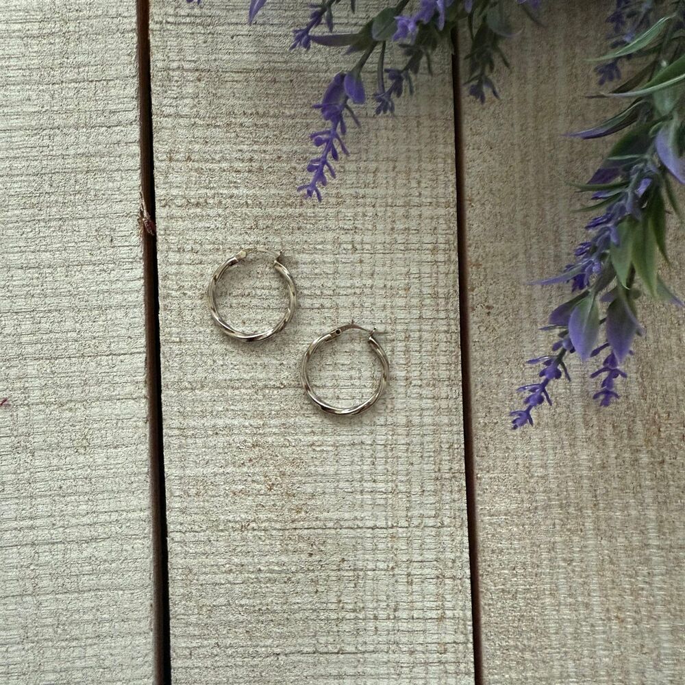 Sterling Silver Hoop Earrings
